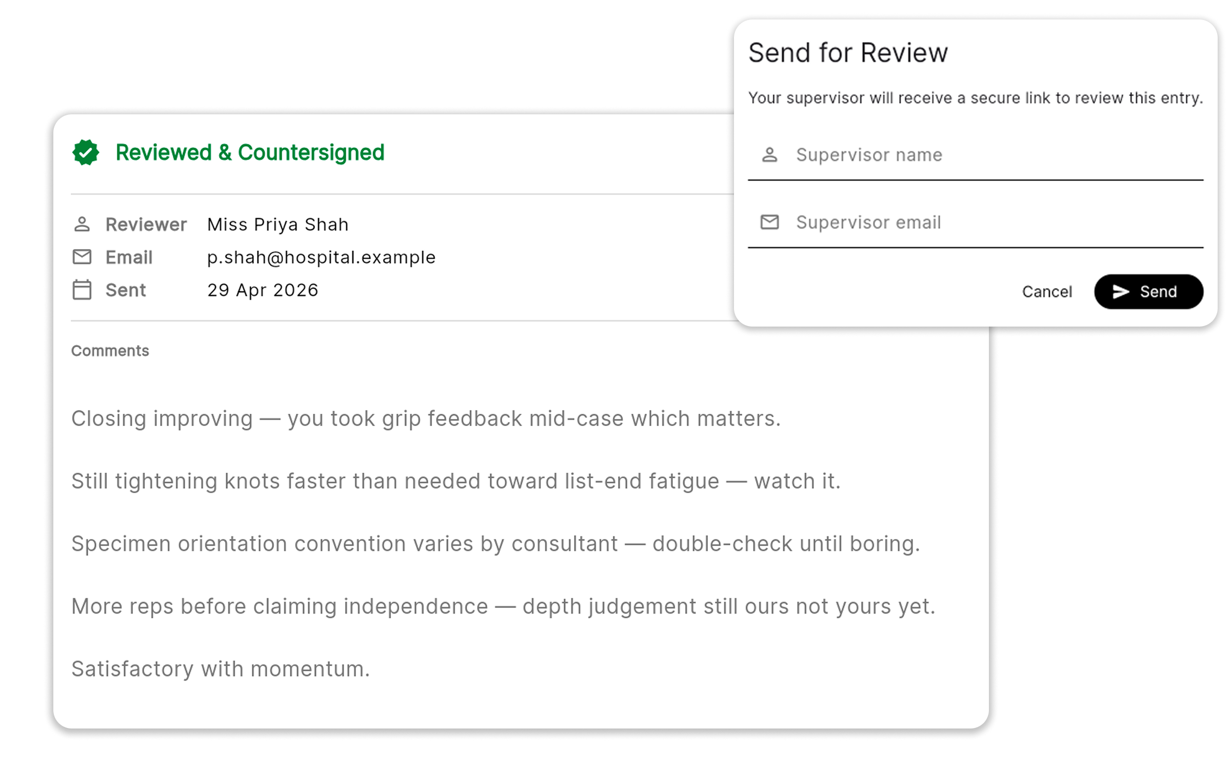 Odyssey — supervisor review experience in the browser
